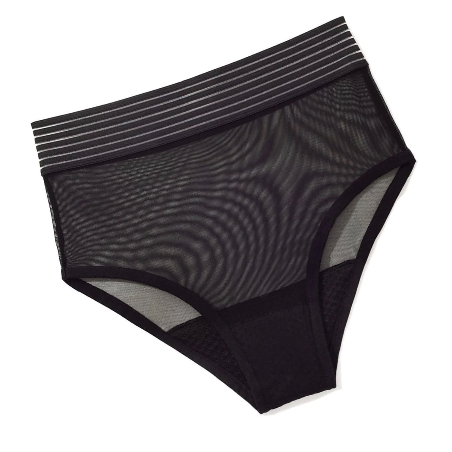 Poise® 2-in-1 Womens Washable Underwear - Black