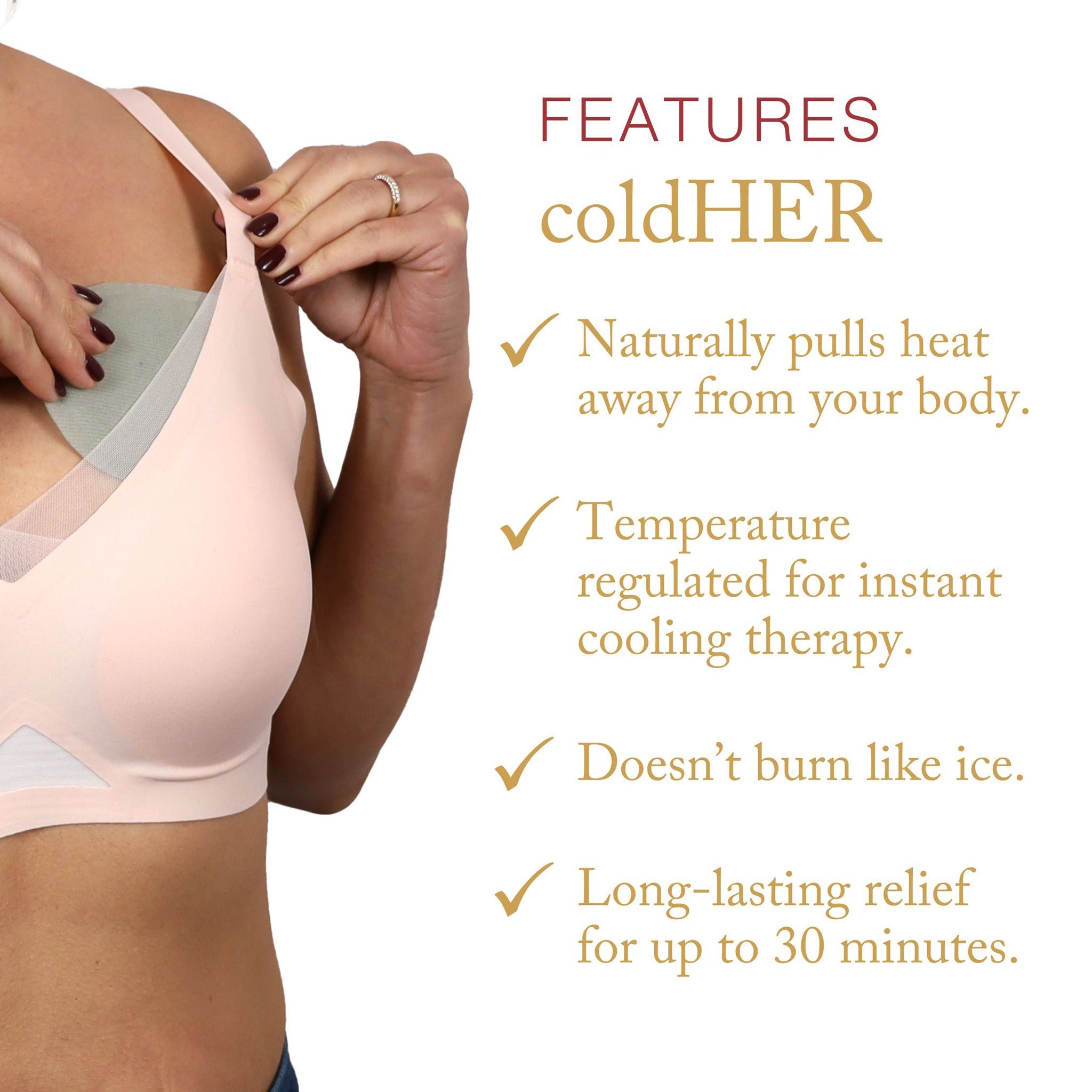 coldHER™ Cooling Bra Inserts - Joylux