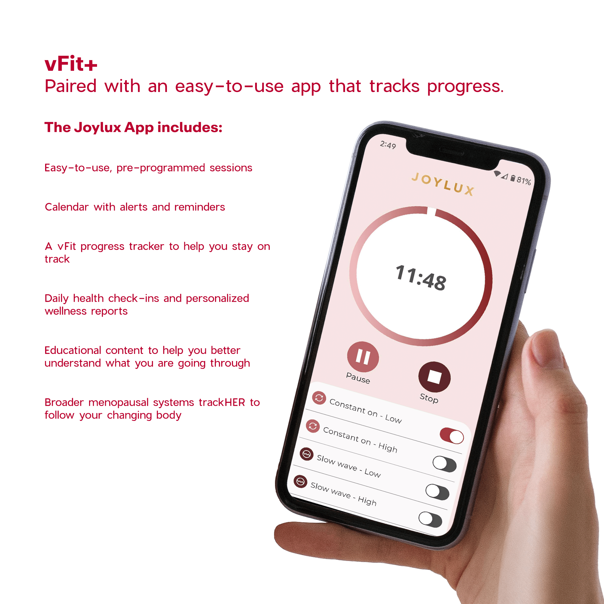 Respin Respin x Joylux vFit® PLUS Red Light Intimate Wellness Device